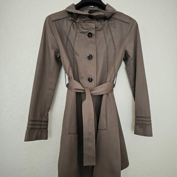 100% Silk March Jacobs Trench Coat - Picture 4 of 5